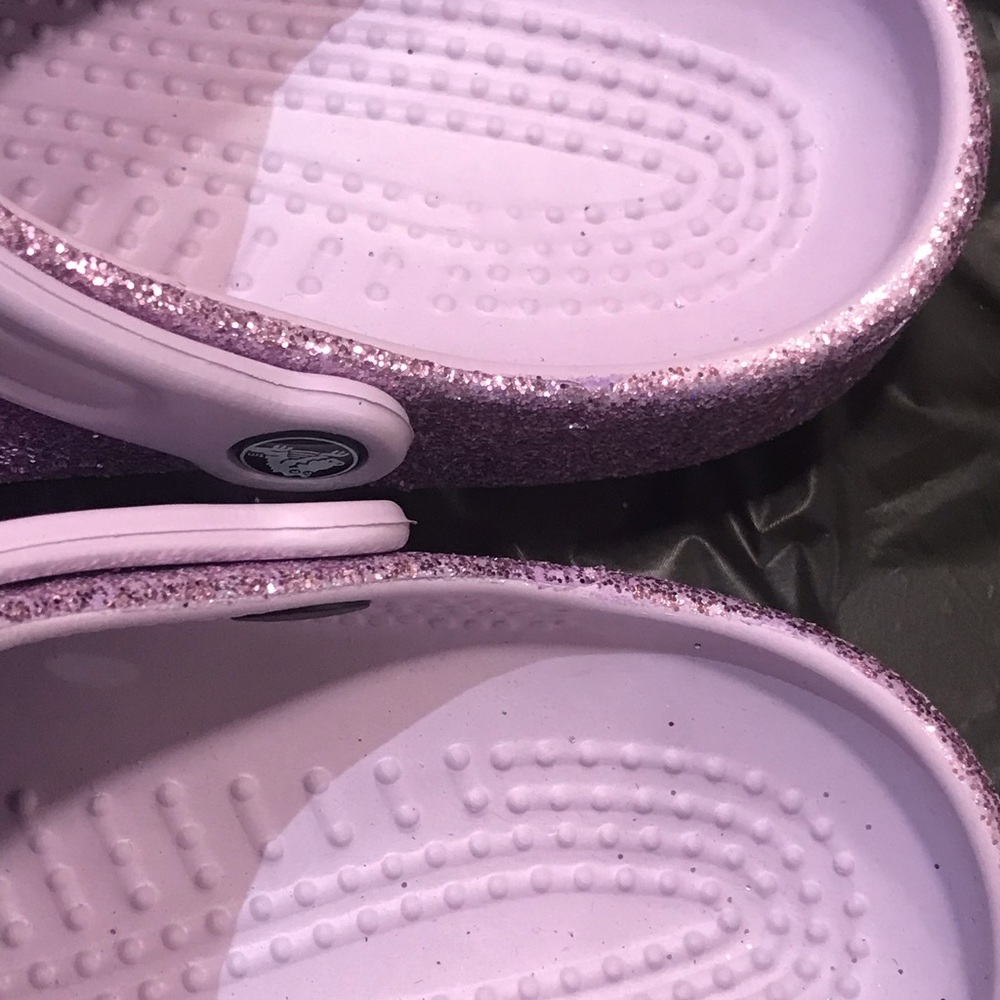 Glitter baya crocs